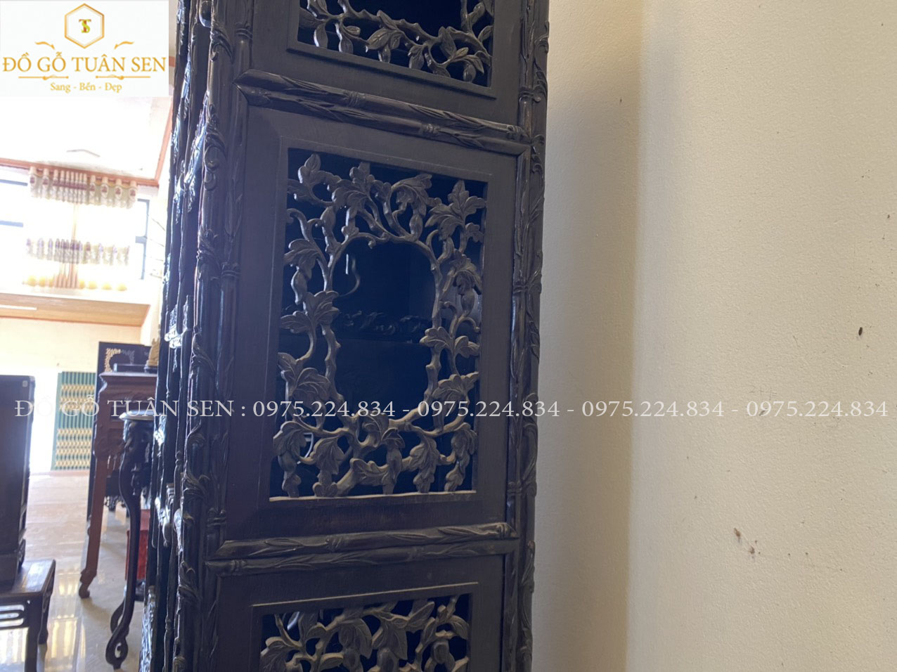 Hãy cùng đồ gỗ Tuân Sen xem hình ảnh tủ cổ xưa gỗ trắc 